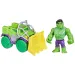 Spider-Man: Spidey und seine fantastischen Freunde - Hulk Actionfigur mit Fahrzeug - Hasbro