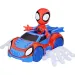 Spider-Man: Spidey und seine fantastischen Freunde - Spider-Man Actionfigur mit Fahrzeug - Hasbro