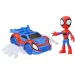 Spider-Man: Spidey und seine fantastischen Freunde - Spider-Man Actionfigur mit Fahrzeug - Hasbro