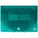 Spirit: Dokumentenmappe A4 12 Fächer transparent blau