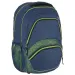 Spirit: Freedom blau und neon abgerundeter Schulranzen, Rucksack 46x33x22cm