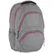 Spirit: Freedom grauer und pinker abgerundeter Schulranzen, Rucksack 46x33x22cm