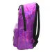 Spirit: Metall-lila Schultasche, Rucksack 43x31x19cm