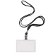 Spirit: Namenskartenhalter mit schwarzem Lanyard 90x60mm 1 Stück