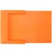 Spirit: Neon-orange Kunststoff-Gummiband-Ordner A4