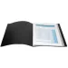 Spirit: Schwarze A4-Präsentationsmappe mit 100 Taschen