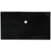 Spirit: Schwarze Dokumentenmappe mit Druckknopfverschluss, 235 x 115 mm