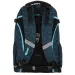 Spirit: Stringer blauer geometrisch gemusterter abgerundeter Schulranzen, Rucksack