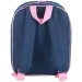 Spirit: Weißes Pferd Reiter 3D-Muster abgerundeter Kindergartenrucksack 30x25x12cm