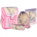 Spirit: Young and Wild rosa 4-teiliges Schulrucksack-Set 38x28x17cm