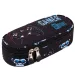 St.Right: Blue Gamer schwarz-blaues ovales Federmäppchen 23cm