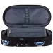 St.Right: Blue Gamer schwarz-blaues ovales Federmäppchen 23cm
