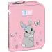 St.Right Cute Rabbit Federmäppchen mit Hasenmotiv, zum Aufklappen, PC03, 20,5 x 14 x 3,5 cm