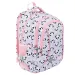 St.Right Grey Panda rosa-grau Pandamuster Schulranzen mit drei Fächern, Rucksack 39x27x17 cm