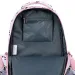 St.Right Grey Panda rosa-grau Pandamuster Schulranzen mit drei Fächern, Rucksack 39x27x17 cm