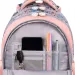 St.Right My Little Friends Grey York vierfach unterteilte Schultasche, Rucksack 40x28x18cm