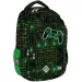 St.Right Neon Gamer Controller Muster Schulranzen, Rucksack BP26 39x27x17cm