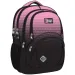 St.Right Pink Gradient rosa-schwarz verlaufender Schulranzen, Rucksack BP05 42x30x19cm