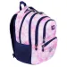 St.Right Pink sky dreifach unterteilte Schultasche, Rucksack 42x30x19cm