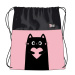 St.Right Purrfect Love Turnbeutel, Sporttasche 34x43cm
