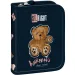 St.Right Teddybär-Motiv Klapp-Federmäppchen PC03 20,5x14x3,5cm