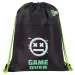 St.Right VR Gamer schwarzer Turnbeutel, Sportbeutel 43x32cm