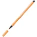 Stabilo: Pen 68 Filzstift in fluoreszierendem Orange, 1 mm