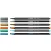 Stabilo: Pen 68 Metallic Filzstift 6er-Set in Metalldose