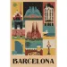 Stil in der Stadt Barcelona 1000-teiliges Puzzle - Clementoni