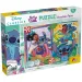 Stitch 2-in-1 Puzzle und Ausmalbild mit 250 Teilen, 50x35 cm – Lisciani