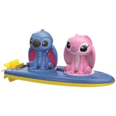 Stitch und Angel Badespielzeug mit Surfbrett - Clementoni baby Bild 2