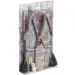 Stop &amp; Look: Weihnachtshaus aus Papier mit Licht 17x5x30cm