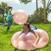 Super Wubble Blasenball in Rot, 75 cm