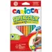 SuperColor dreieckige 12er Maxi-Buntstift-Set - Carioca