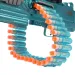 SuperShoot: Elektronisches M249 Schaumstoffgewehr mit Munition und Akku 81cm