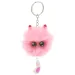 Tasche mit Pomponaugen - rosa