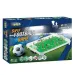Tischfußball mit Figuren und Bällen auf Federn