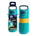 Tommee Tippee: Superstar Flip-Top Trinklernbecher mit Strohhalm, blau, 500 ml (ab 18 Monaten)