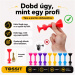 Tossit Family Pack – Saugnapf-Darts-Spiel in Pink, Lila, Blau und Gelb