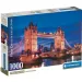 Tower Bridge bei Nacht HQC 1000-teilige Puzzle mit Poster - Clementoni