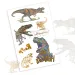 TyToo: Dinosaurier T-Rex Aufklebetattoo