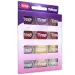 TyToo: Glitzerpuder-Set in warmen Farben, 12 x 2,5 ml