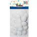 Weißes Pompon-Set 25mm 25 Stück