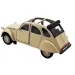 Welly: Citroën 2CV beige Metallmodellauto 1:64