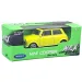 Welly: Mini Cooper 1300 gelbes Metallmodellauto im Maßstab 1:64