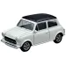 Welly: Mini Cooper 1300 weiß Metallmodellauto 1:64