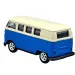 Welly: Volkswagen T1 blaues Metallmodellauto 1:64