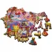 Wood Craft: Magische Welt Holzpuzzle 500+1 Stück - Trefl