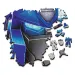 Wood Craft: Transformers Optimus Prime 500+5-teiliges Premium-Holzpuzzle - Trefl