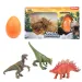 World of Dinosaurs Dinosaurier-Figur mit Überraschungsei